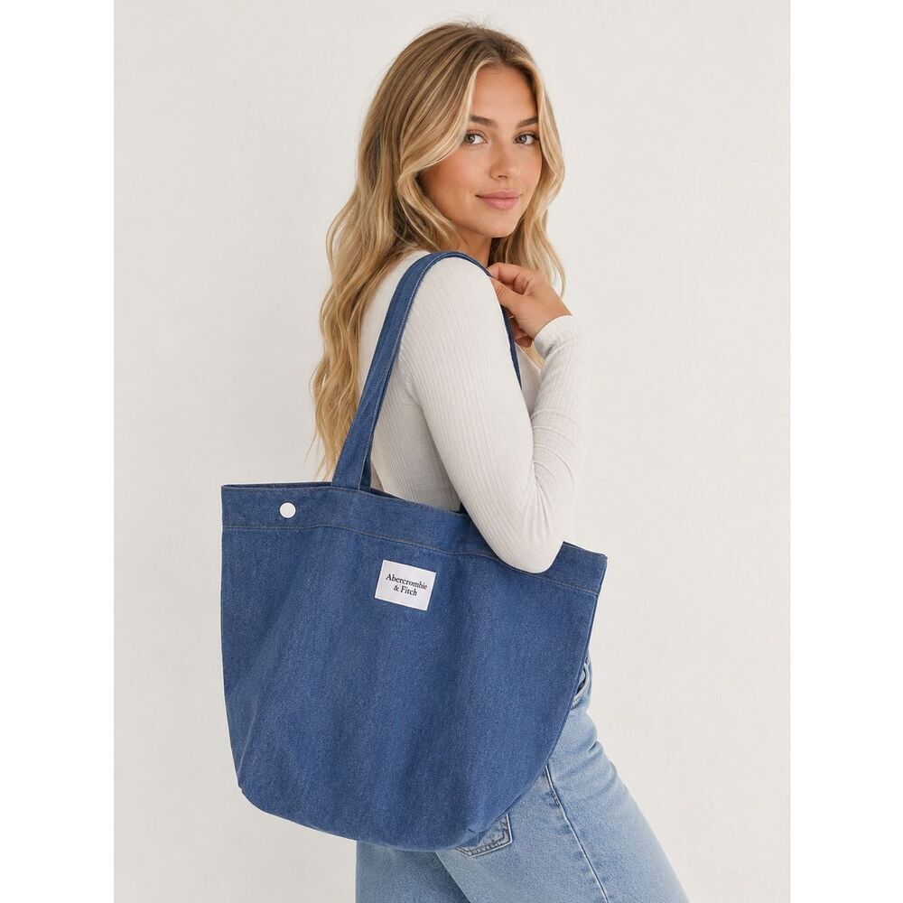 Abercrombie & Fitch Denim Tote